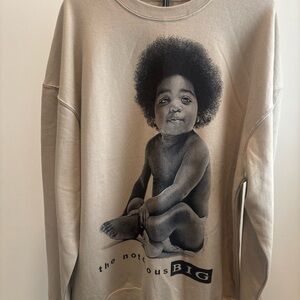 Vintage Brooklyn Mint Notorious B.I.G. Ready To Die Sweatshirt Mens Size XL New